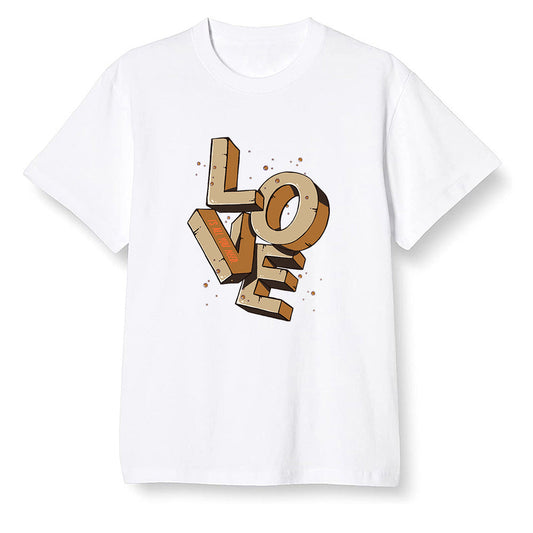 Pop Colour AJ6 Retro SP Travis Scott British Khaki - Love! - White Men T-shirt