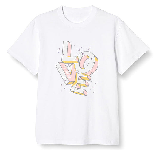 Pop Colour AJ6 Retro Gold Hoops - Love! - White Men T-shirt