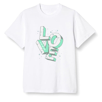 Pop Colour AJ6 Tiffany Blue - Love! - White Men T-shirt