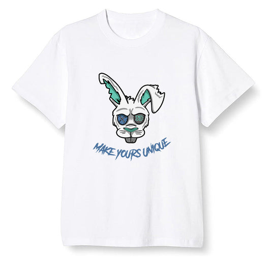 Pop Colour AJ1 High OG TIE DYE - Make yours unque - White Men T-shirt