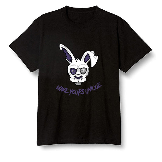 Pop Colour AJ1 High OG Court Purple - Make yours unque - Black Men T-shirt