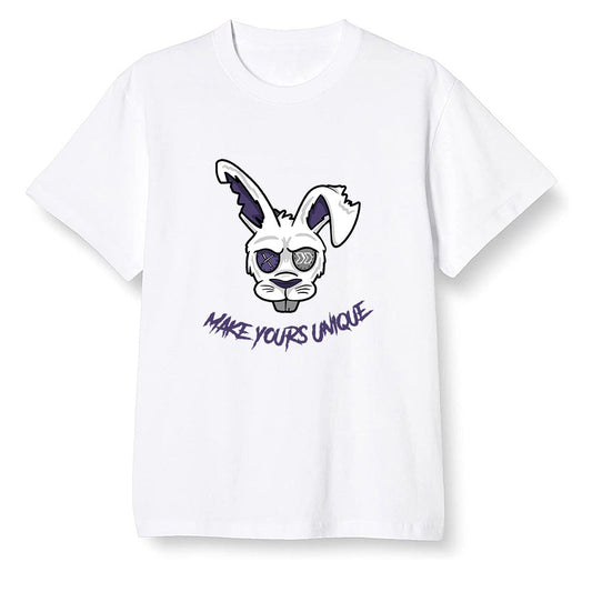 Pop Colour AJ1 High OG Court Purple - Make yours unque - White Men T-shirt