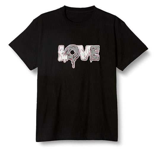 Pop Colour AJ1 Low Black Toe - Melting love - Black Men T-shirt