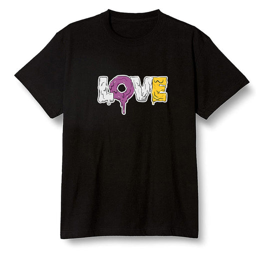 Pop Colour AJ1 Retro High OG Brotherhood - Melting love - Black Men T-shirt