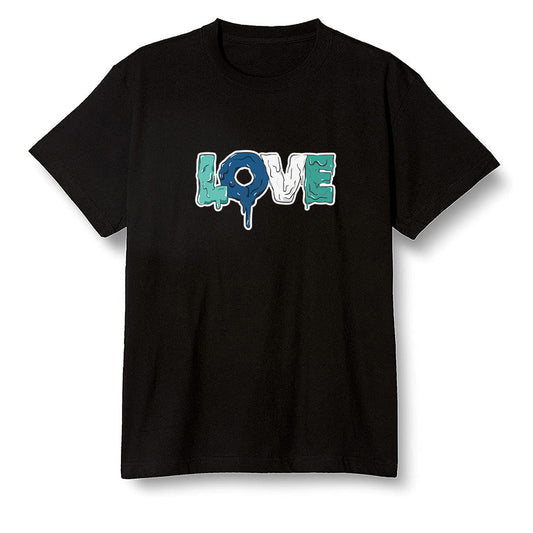 Pop Colour AJ1 High OG TIE DYE - Melting love - Black Men T-shirt