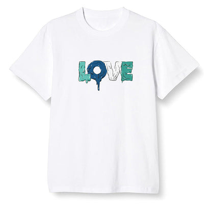 Pop Colour AJ1 High OG TIE DYE - Melting love - White Men T-shirt