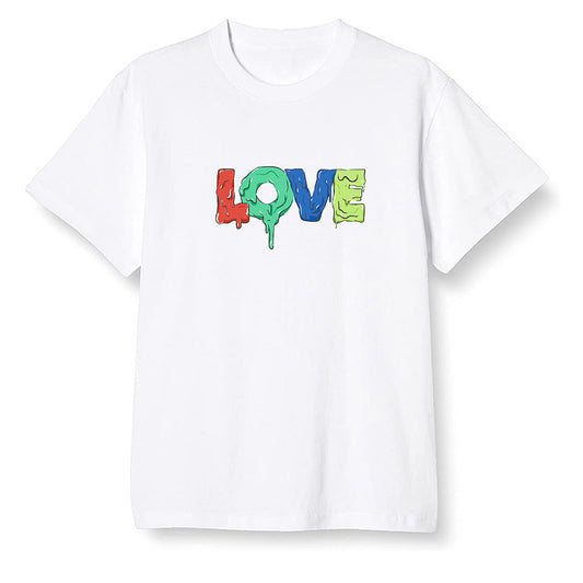Pop Colour AJ1 Retro OG High J Balvin - Colores Y Vibras - Melting love - White Men T-shirt