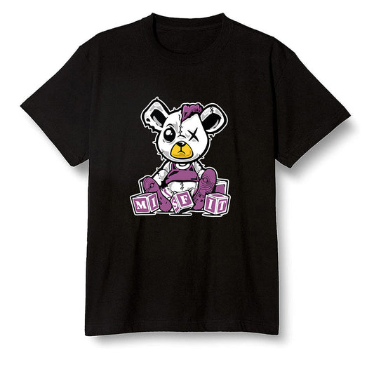 Pop Colour AJ1 Retro High OG Brotherhood - Misfit Teddy - Black Men T-shirt