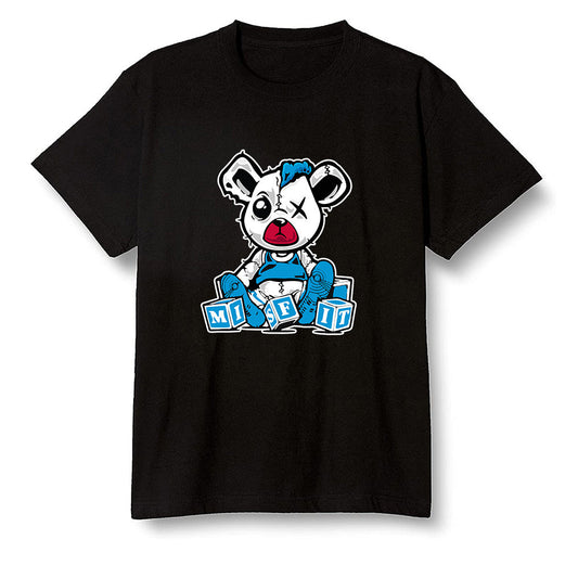 Pop Colour AJ1 NRG Joint Model - UNC - Misfit Teddy - Black Men T-shirt