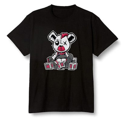 Pop Colour AJ6 Retro Carmine - Misfit Teddy - Black Men T-shirt