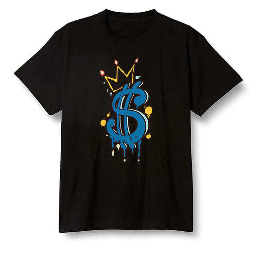 Pop Colour AJ1 Retro High OG Tokyo Bio Hack - Money  - Black Men T-shirt