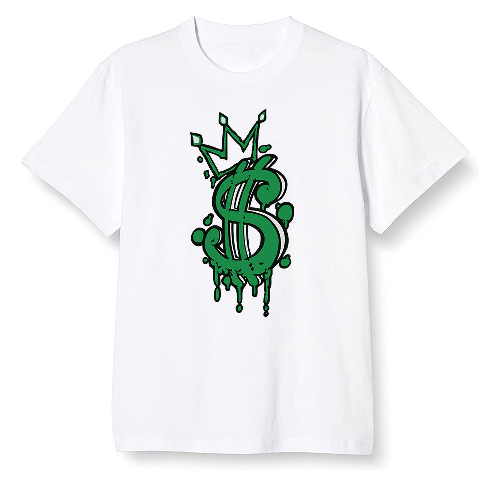 Pop Colour AJ1 Retro High OG Pine Green J10443 - Money  - White Men T-shirt