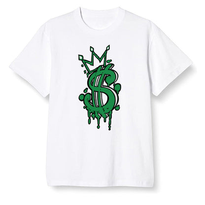 Pop Colour AJ1 Retro High OG Pine Green J10443 - Money  - White Men T-shirt