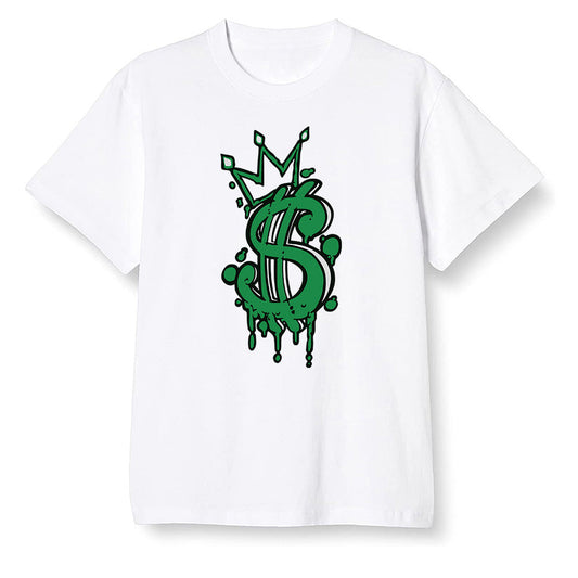 Pop Colour AJ1 Retro High OG Pine Green J10443 - Money  - White Men T-shirt