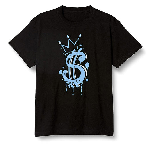 Pop Colour AJ1 Retro High OG Hyper Royal - Money  - Black Men T-shirt