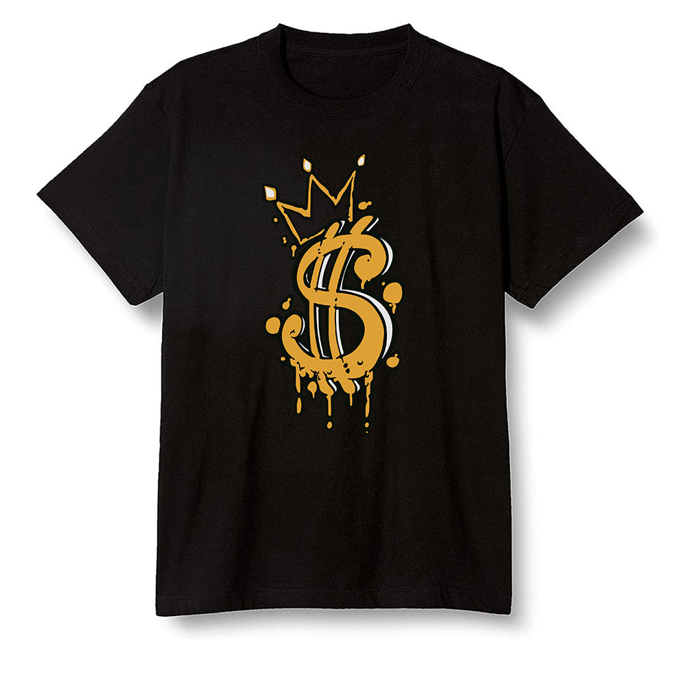 Pop Colour AJ1 Retro High OG Rookie Of The Year - Money  - Black Men T-shirt