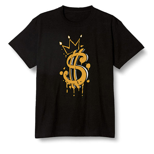 Pop Colour AJ1 Retro High OG Rookie Of The Year - Money  - Black Men T-shirt