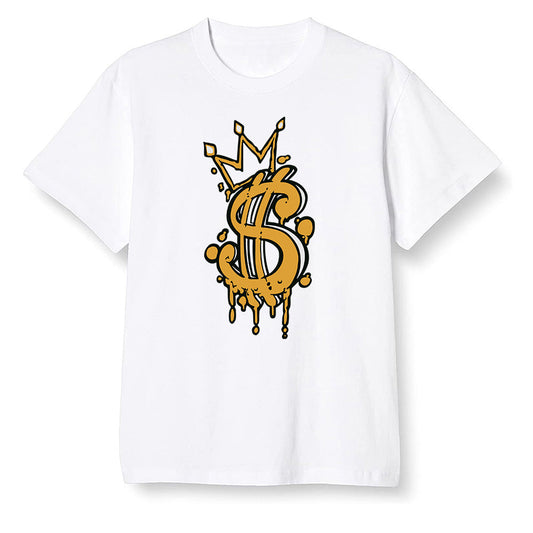 Pop Colour AJ1 Retro High OG Rookie Of The Year - Money  - White Men T-shirt