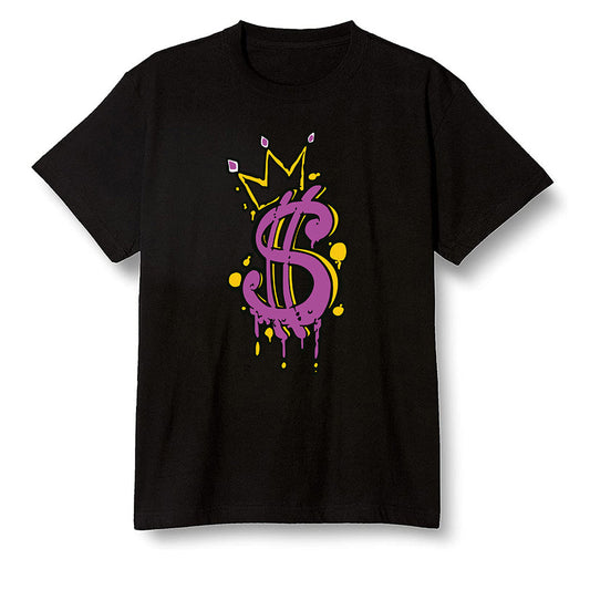 Pop Colour AJ1 Retro High OG Brotherhood - Money  - Black Men T-shirt