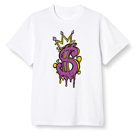 Pop Colour AJ1 Retro High OG Brotherhood - Money  - White Men T-shirt