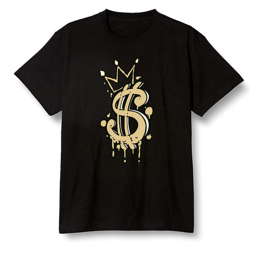 Pop Colour AJ1 Retro Hi Prm Mushroom - Money  - Black Men T-shirt