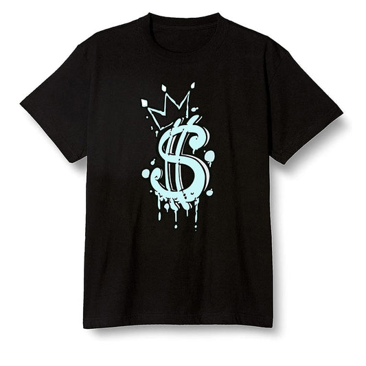 Pop Colour AJ1 NRG Joint Model - White - Money  - Black Men T-shirt