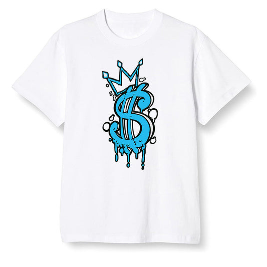 Pop Colour AJ1 NRG Joint Model - UNC - Money  - White Men T-shirt