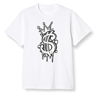 Pop Colour AJ1 Retro High '85 OG Neutral Grey - Money  - White Men T-shirt