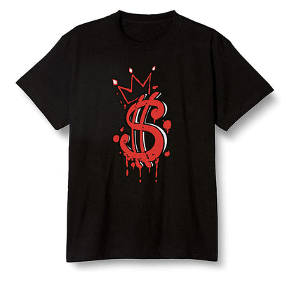 Pop Colour AJ1 High OG Satin Snake Chicago - Money  - Black Men T-shirt