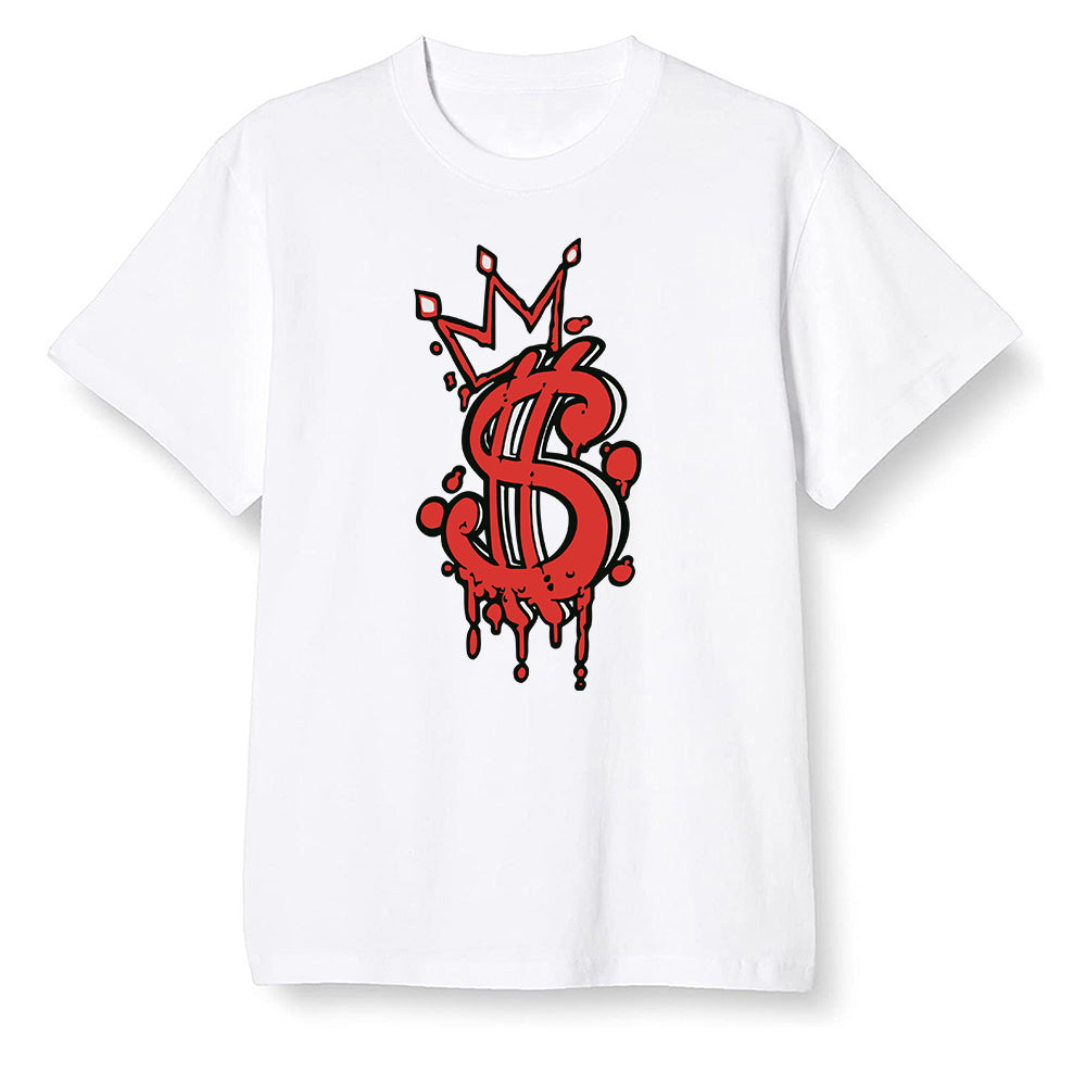 Pop Colour AJ1 High OG Satin Snake Chicago - Money  - White Men T-shirt