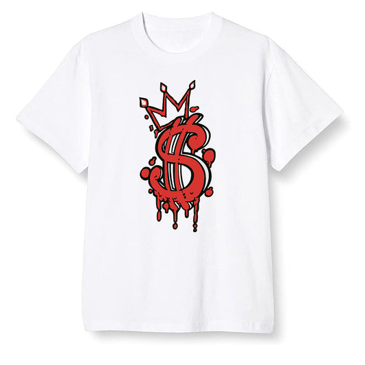 Pop Colour AJ1 High OG Satin Snake Chicago - Money  - White Men T-shirt