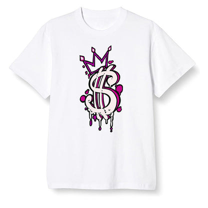 Pop Colour AJ1 Zoom Cmft Psg - Money  - White Men T-shirt