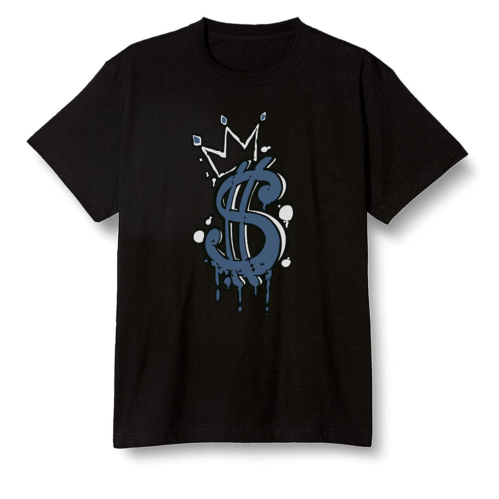 Pop Colour AJ1 High OG CO JP Midnight Navy - Money  - Black Men T-shirt
