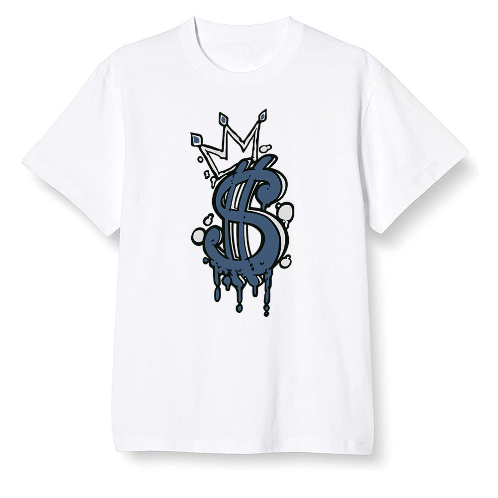 Pop Colour AJ1 High OG CO JP Midnight Navy - Money  - White Men T-shirt