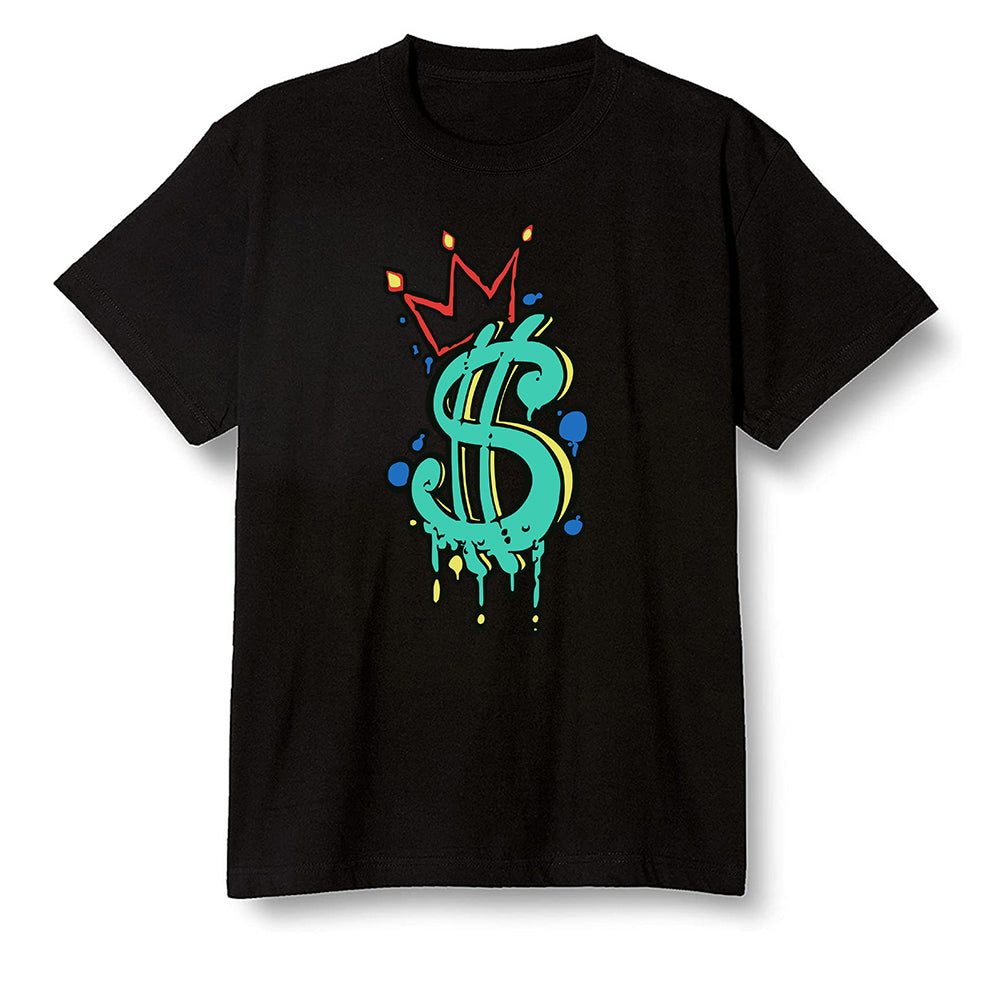 Pop Colour AJ1 Retro OG High J Balvin - Colores Y Vibras - Money  - Black Men T-shirt