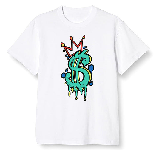 Pop Colour AJ1 Retro OG High J Balvin - Colores Y Vibras - Money  - White Men T-shirt