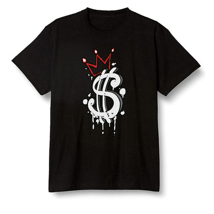 Pop Colour AJ13 Retro HE Got Game - Money - Black Men T-shirt