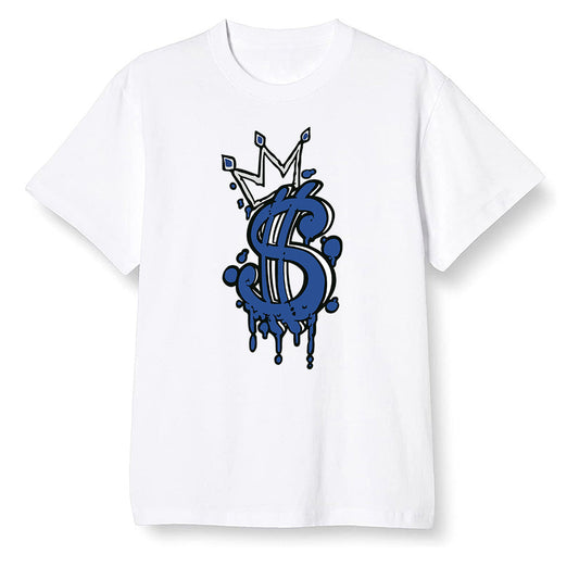 Pop Colour AJ13 Retro Flint - Money - White Men T-shirt