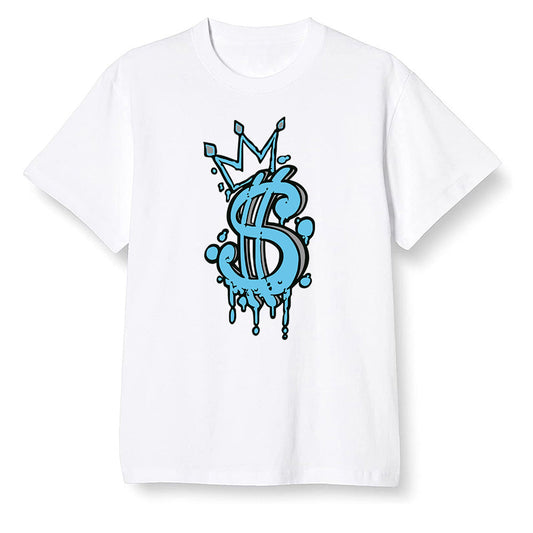 Pop Colour AJ6 Retro Unc - Univeristy Blue - Money - White Men T-shirt