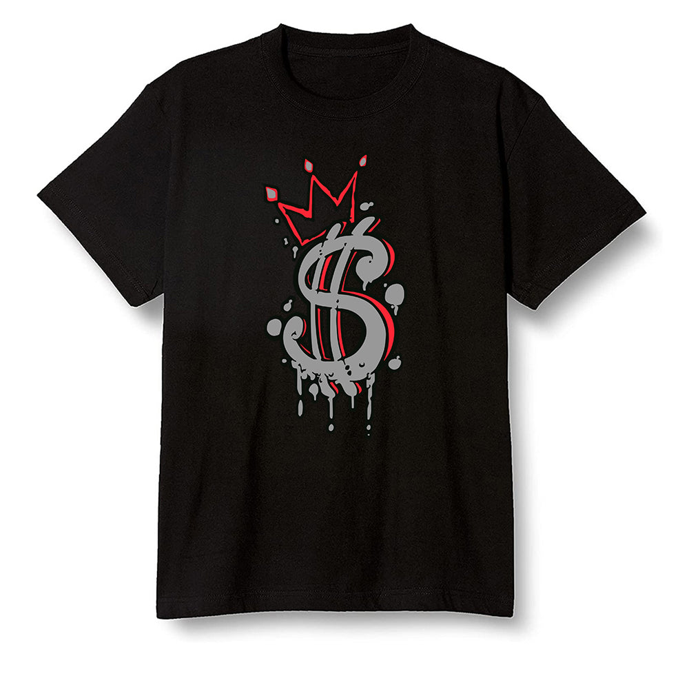 Pop Colour AJ6 Retro Black Infrared - Money - Black Men T-shirt
