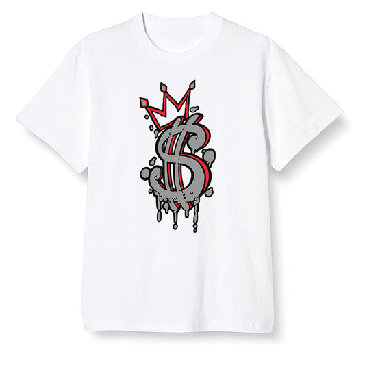 Pop Colour AJ6 Retro Black Infrared - Money - White Men T-shirt