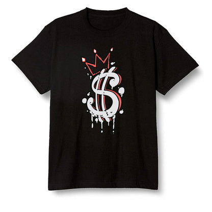 Pop Colour AJ6 Retro Tinker Hatfield - Money - Black Men T-shirt
