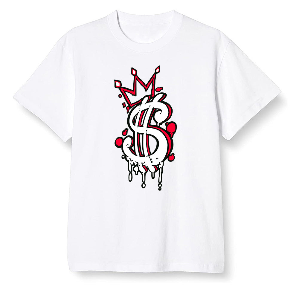 Pop Colour AJ6 Retro White Infrared - Money - White Men T-shirt