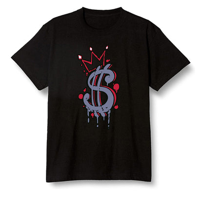 Pop Colour AJ6 Retro 'Doernbecher' 2019 Midnight Navy/White-Varsity Red-Metallic Gold - Money - Black Men T-shirt