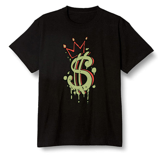 Pop Colour AJ6 Retro SP Travis Scott - Medium Olive - Money - Black Men T-shirt
