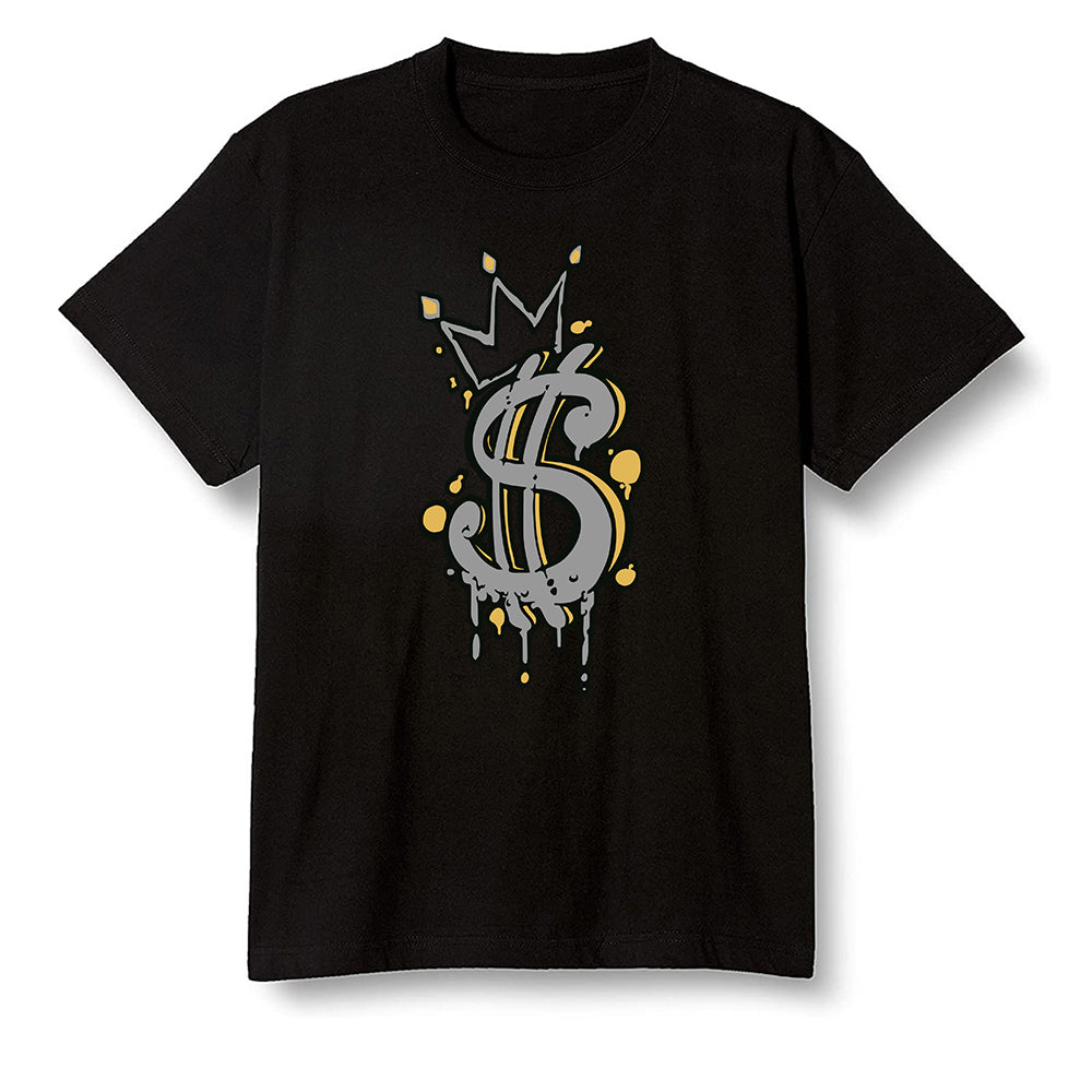 Pop Colour AJ6 Retro Dmp Defining Moments - Money - Black Men T-shirt