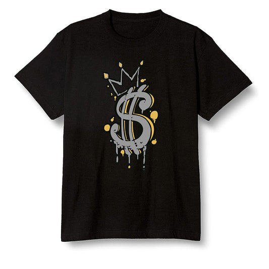 Pop Colour AJ6 Retro Dmp Defining Moments - Money - Black Men T-shirt