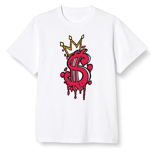 Pop Colour AJ6 Retro Hare - Money - White Men T-shirt