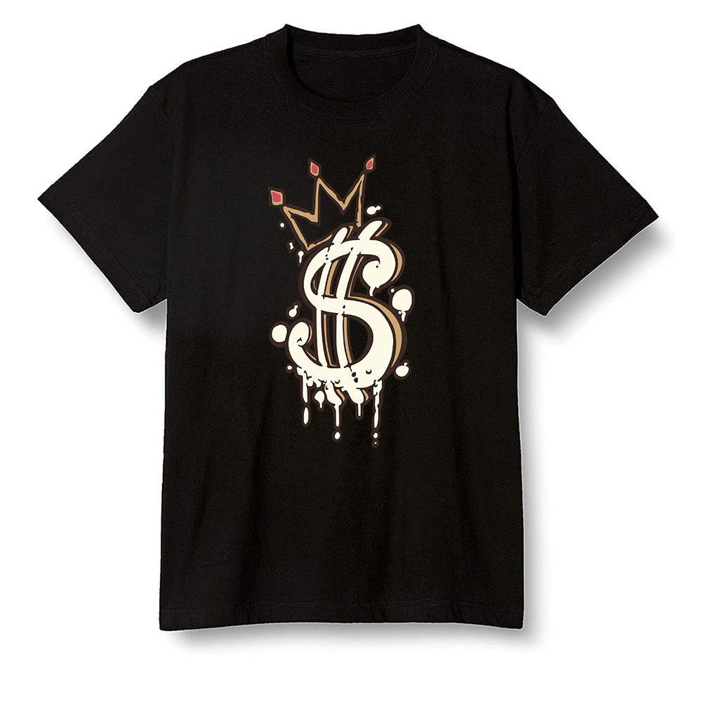 Pop Colour AJ6 Retro Quai 54 - Sail Gum - Money - Black Men T-shirt