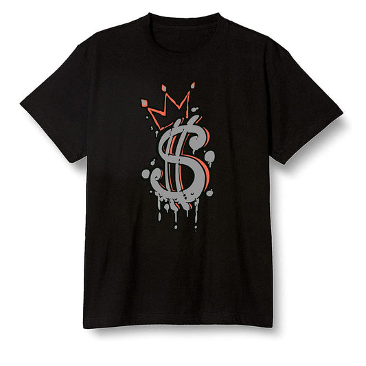 Pop Colour AJ6 Retro Psg Iron Grey Infrared - Money - Black Men T-shirt